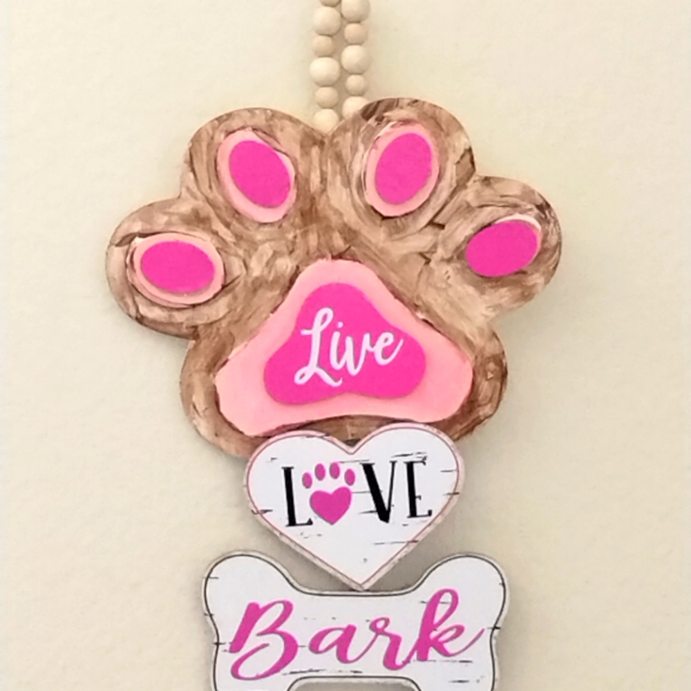 Live love laugh dog gift for dog lover Makes a great heart gift for those who li
